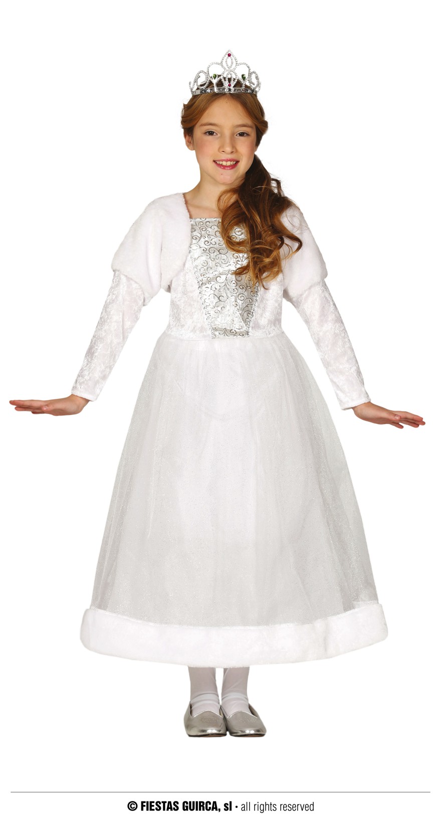 Weisse Prinzessin Kleid 7-9 Jahre