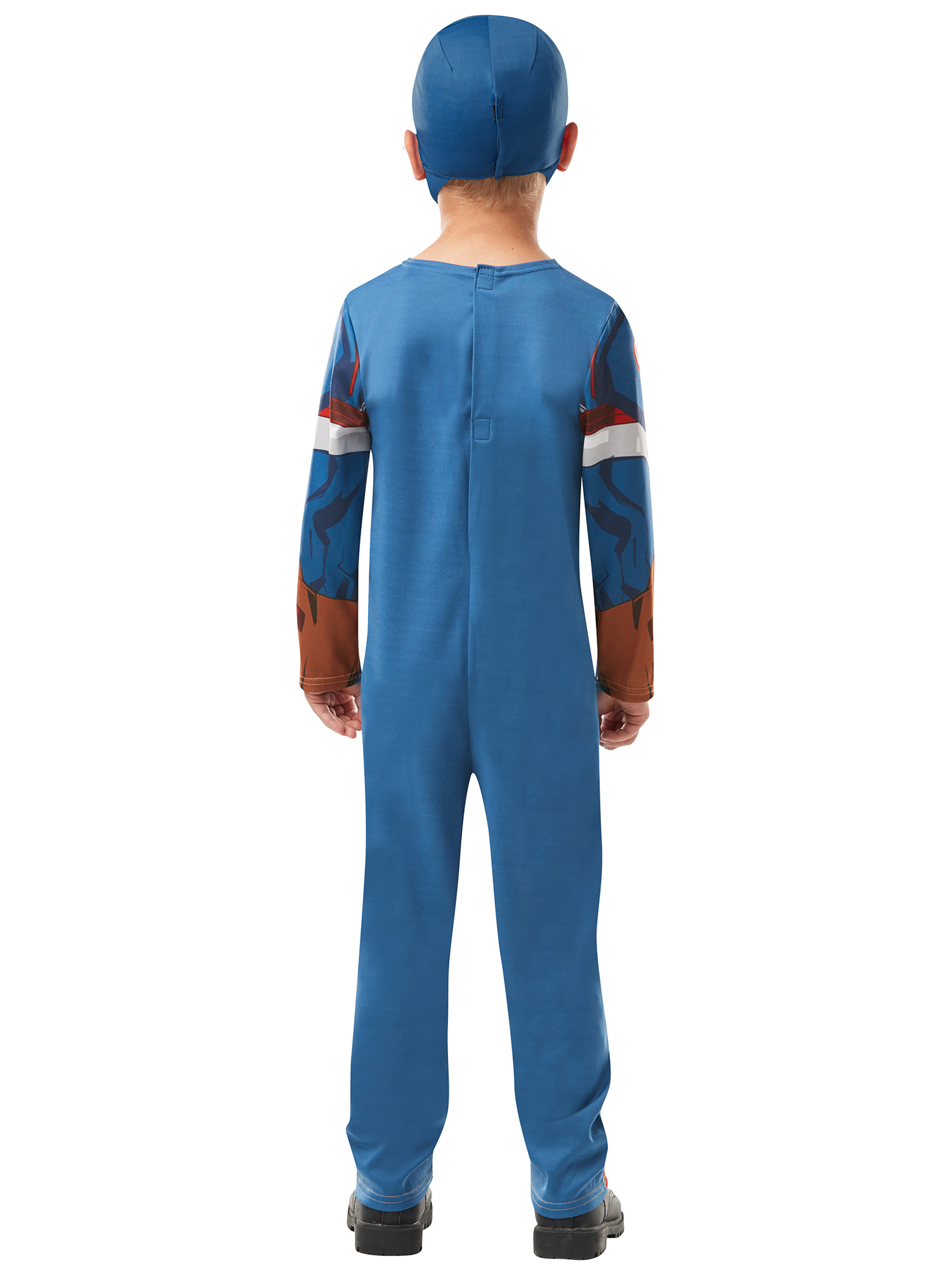 Captian America Overall Gr.128 - 7-8 Jahre mit Maske