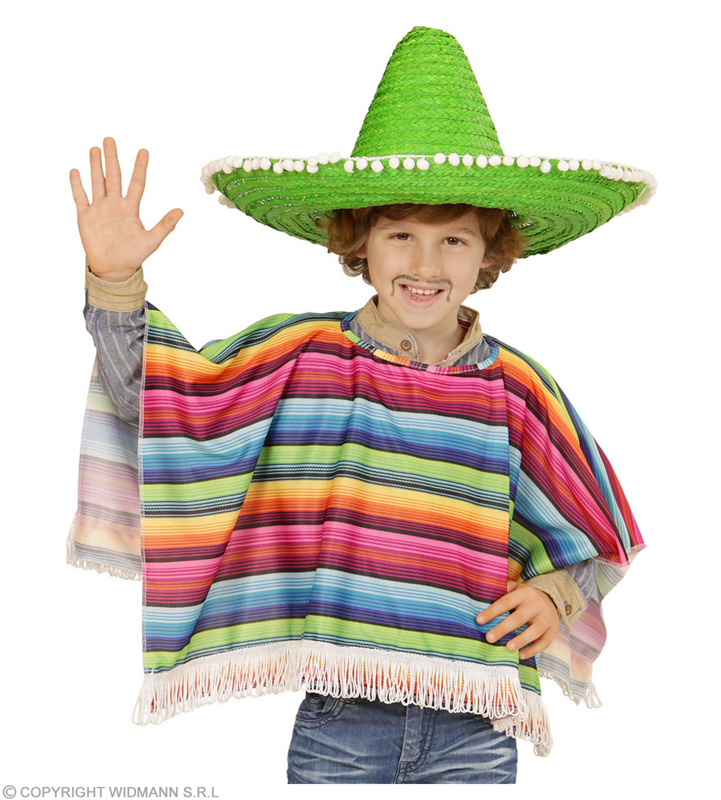 Poncho  einfach f. Kinder 75cm OSZ