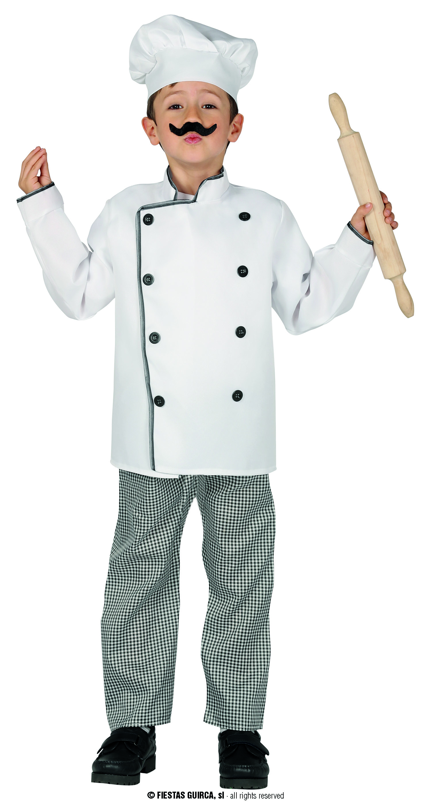 Koch Kostüm 7-9 J