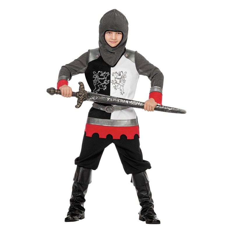 Ritter  Gr. 128  Obertei, Hose, Haube und Gürtel