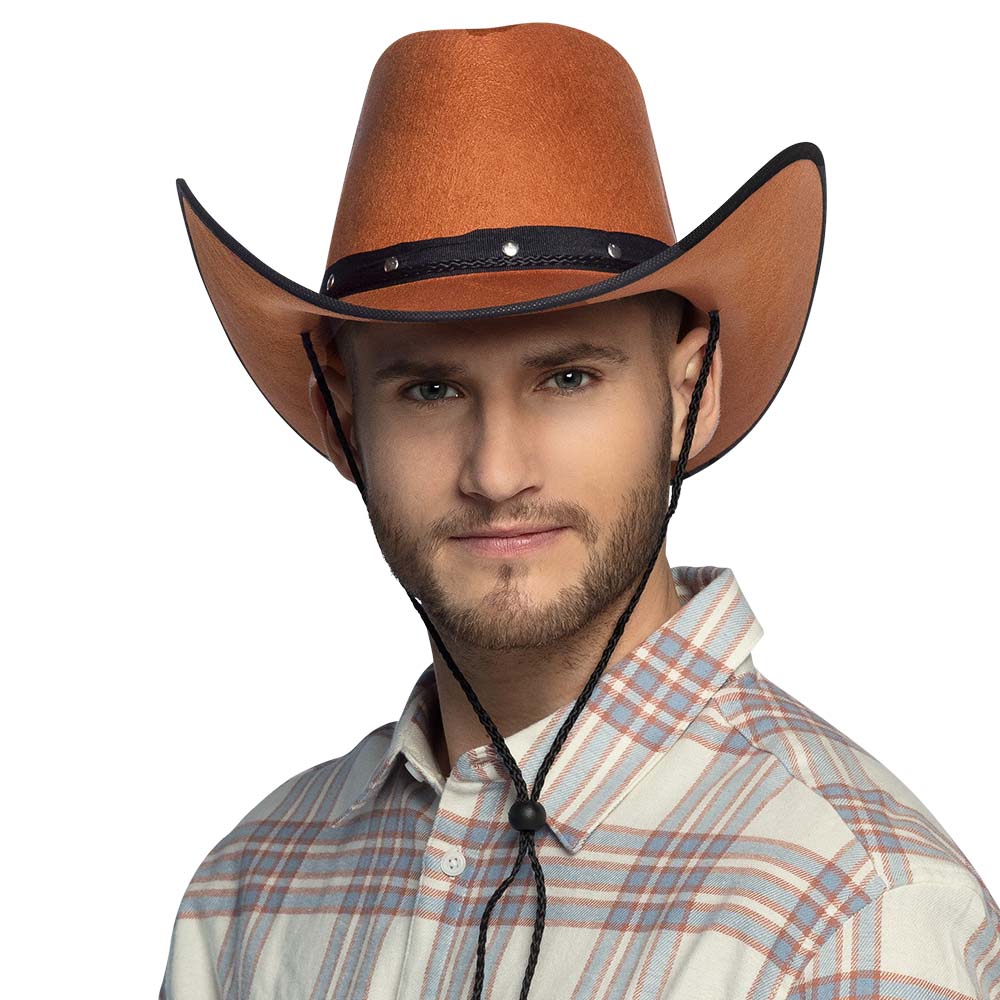 Brauner Cowboy Hut für Erwachsene