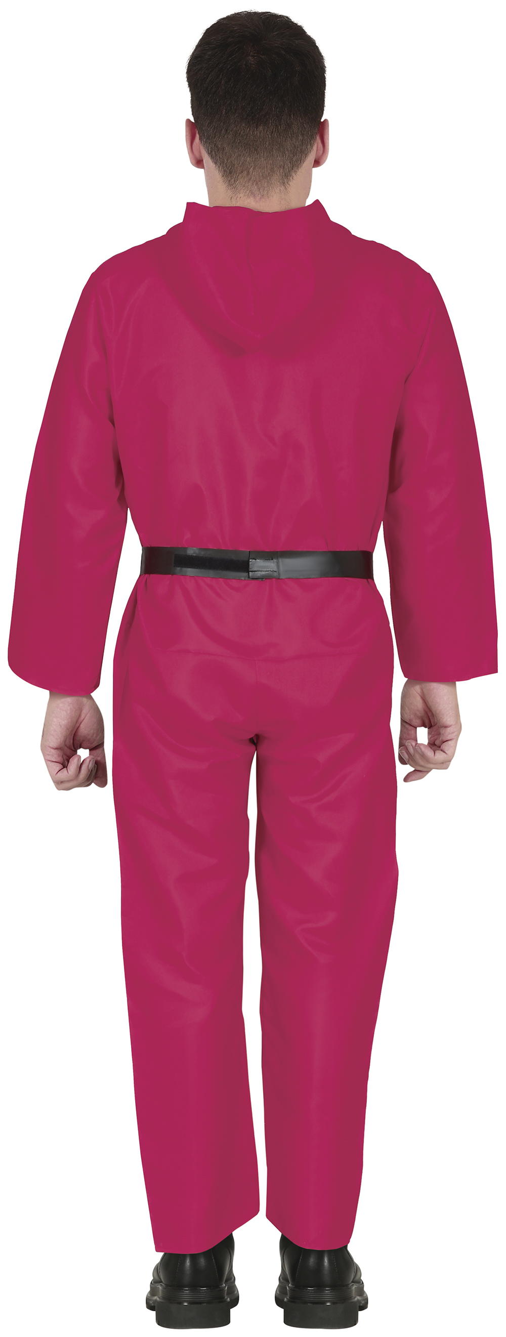 Gamer Overall mit Kapuze pink  52-54  L