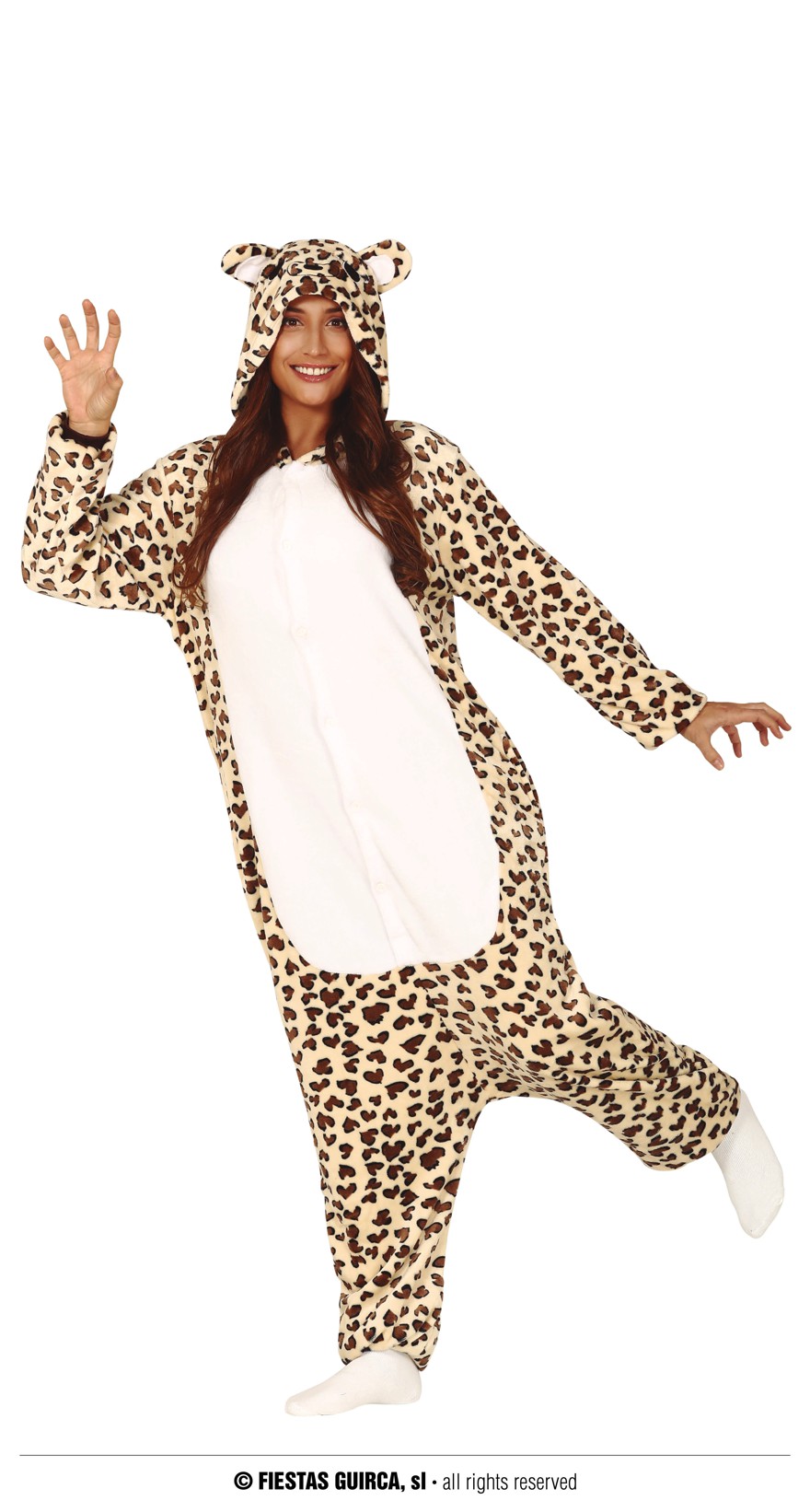 Leopard  Overall  für Damen  42/44 L