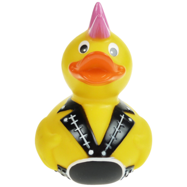 Punker Badeente 8cm