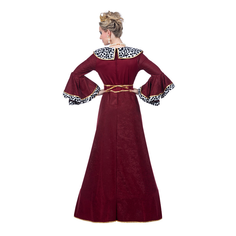 Königin Kleid Gr. 38  weinrot