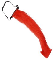 Teufel Schwanz rot
