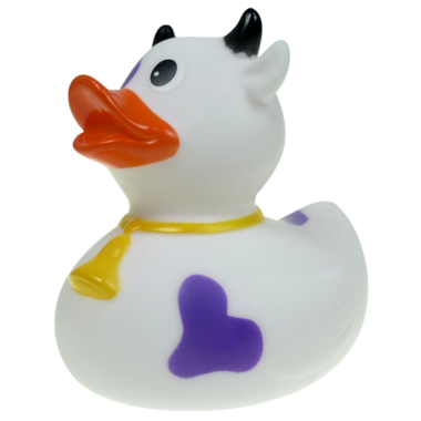 Kuh lila Badeente  8cm