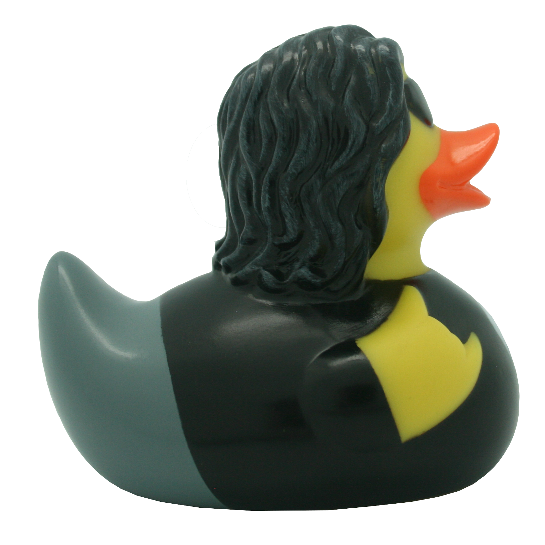 Heavy Metal Badeente 8,5cm schwarz