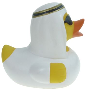 Badeenten Scheich 8cm