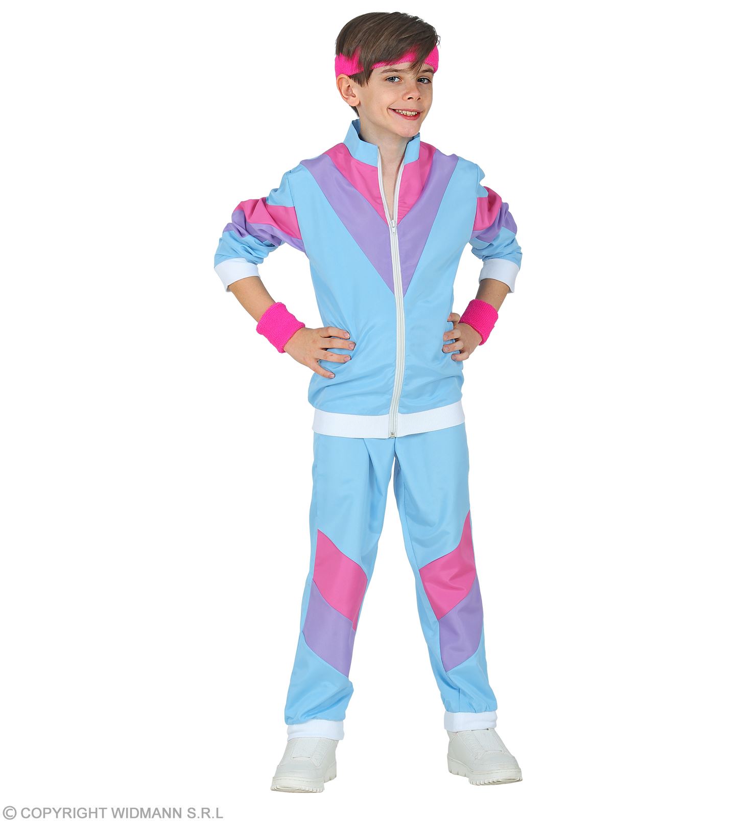 80er Trainingsanzug  Gr. 140 türkis