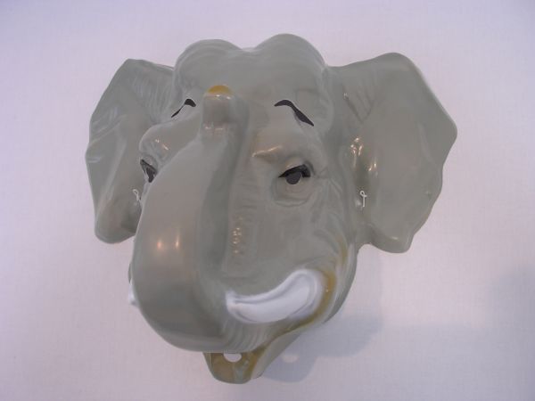 ELEFANT Maske Plastik für Erwachsene