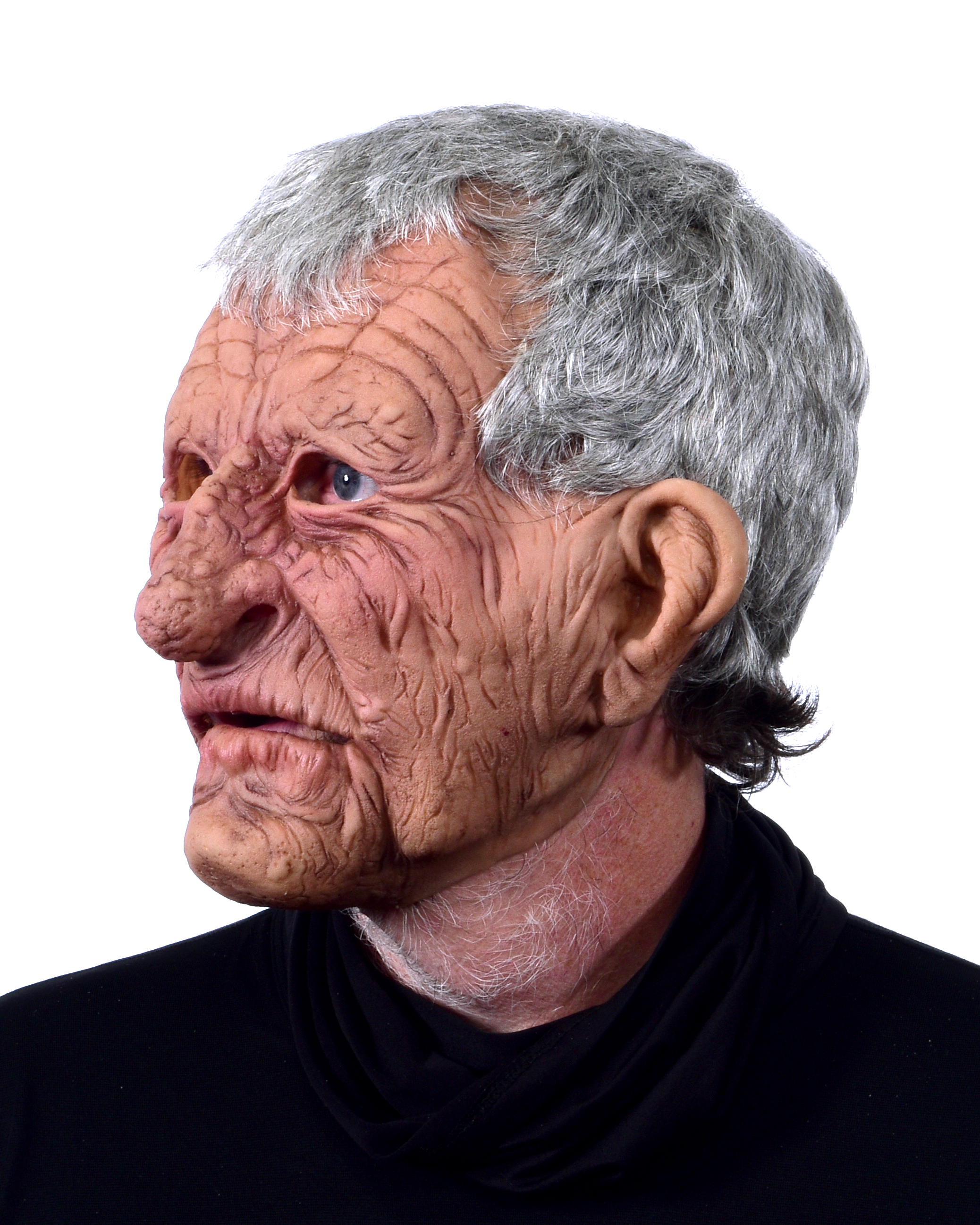 Latex Maske Fritz  Alter Mann SuperSoft beweglicher Mund