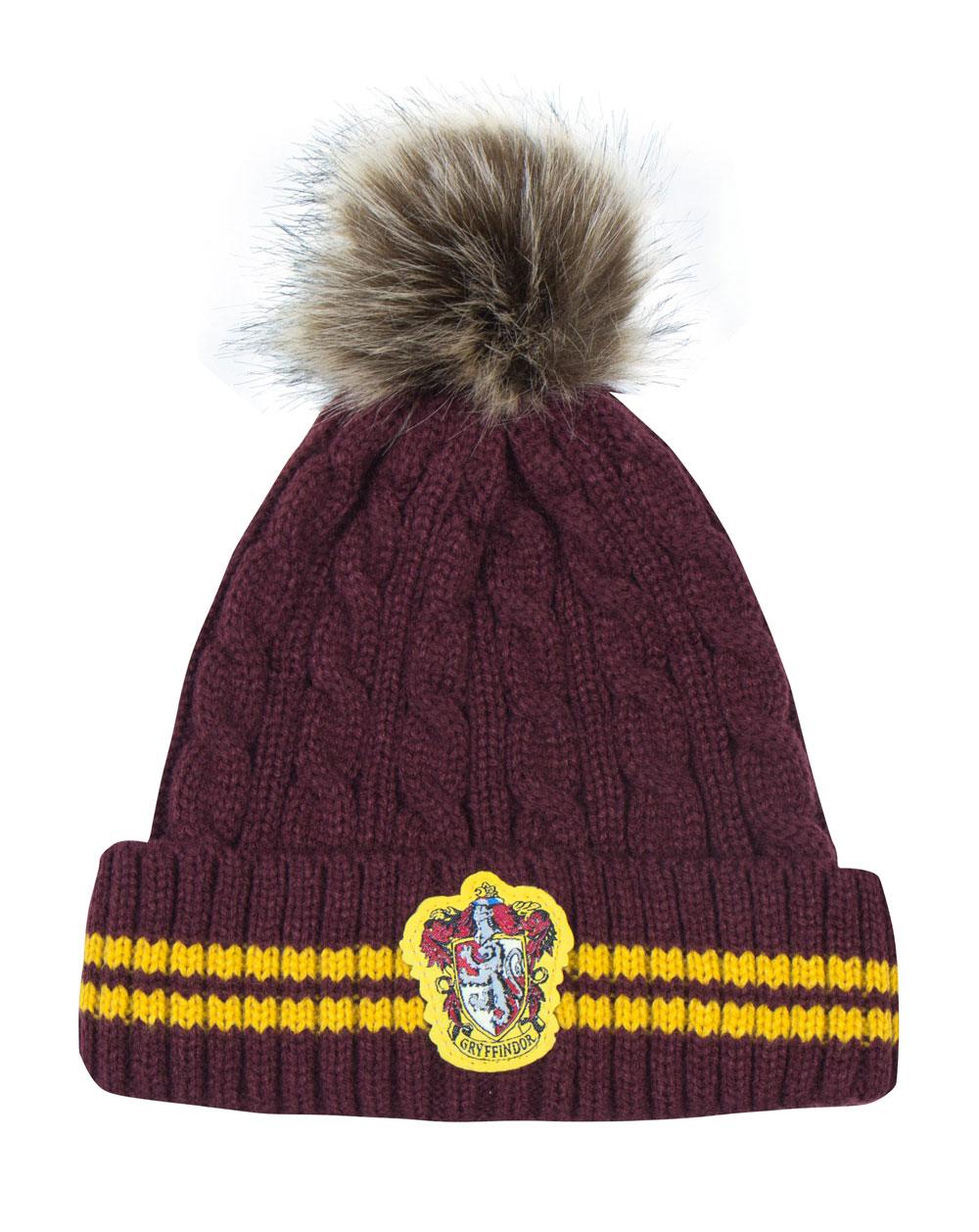 Harry Potter Wollmütze Gryffindor mit Pom-Pom
