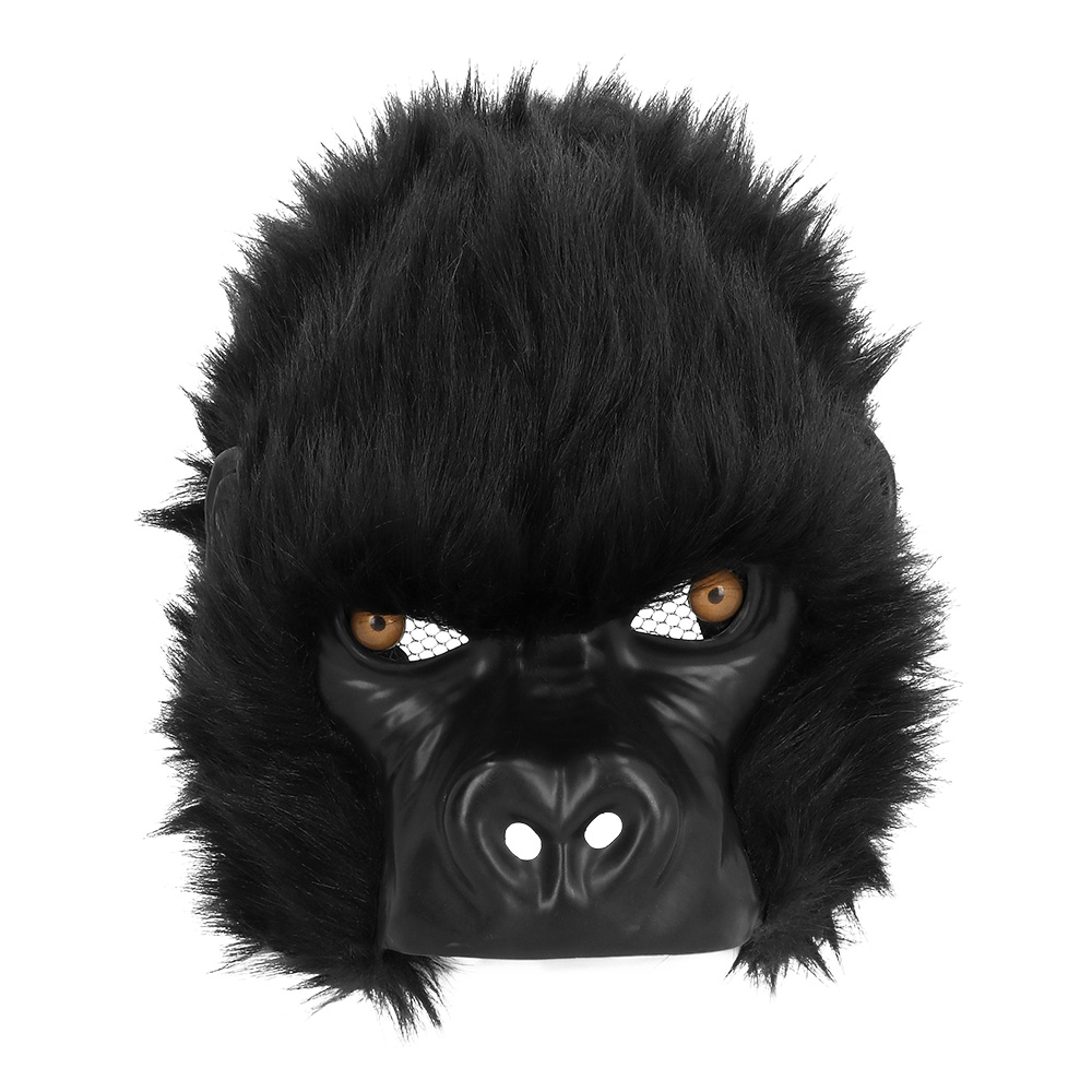 Gorilla Maske Plüsch Halbmaske
