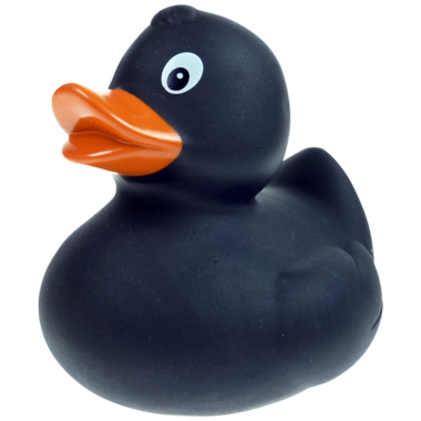 Blacky schwarze Badeente  8cm