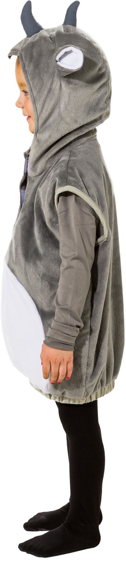 Nashorn Weste Größe 104 mit Kapuze