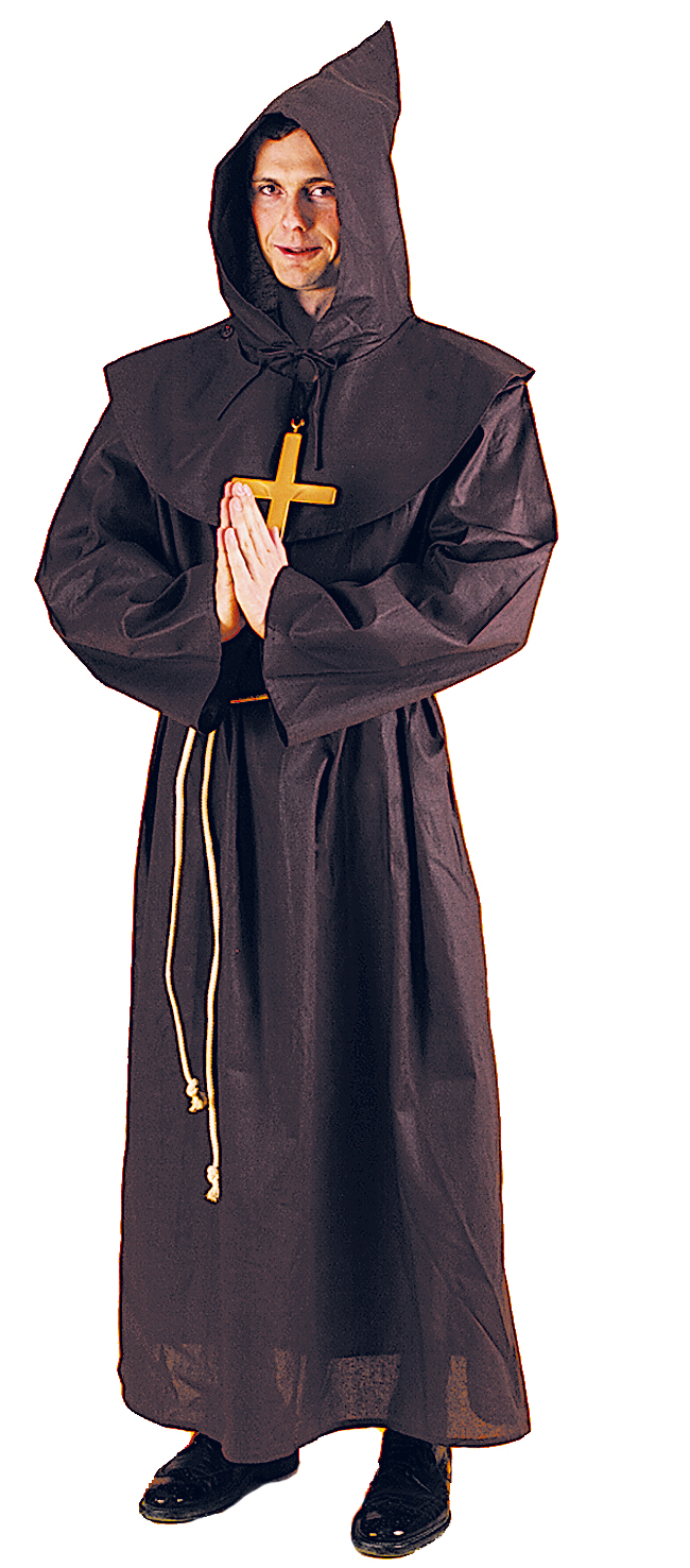 Mönchskutte Größe 50 braun