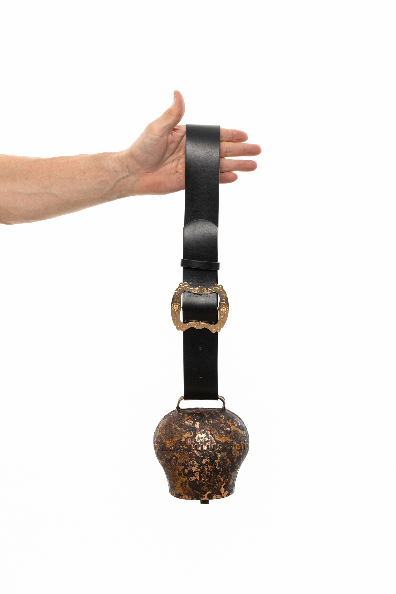 Gürtel schwarz ca.94cm mit Schnalle gold