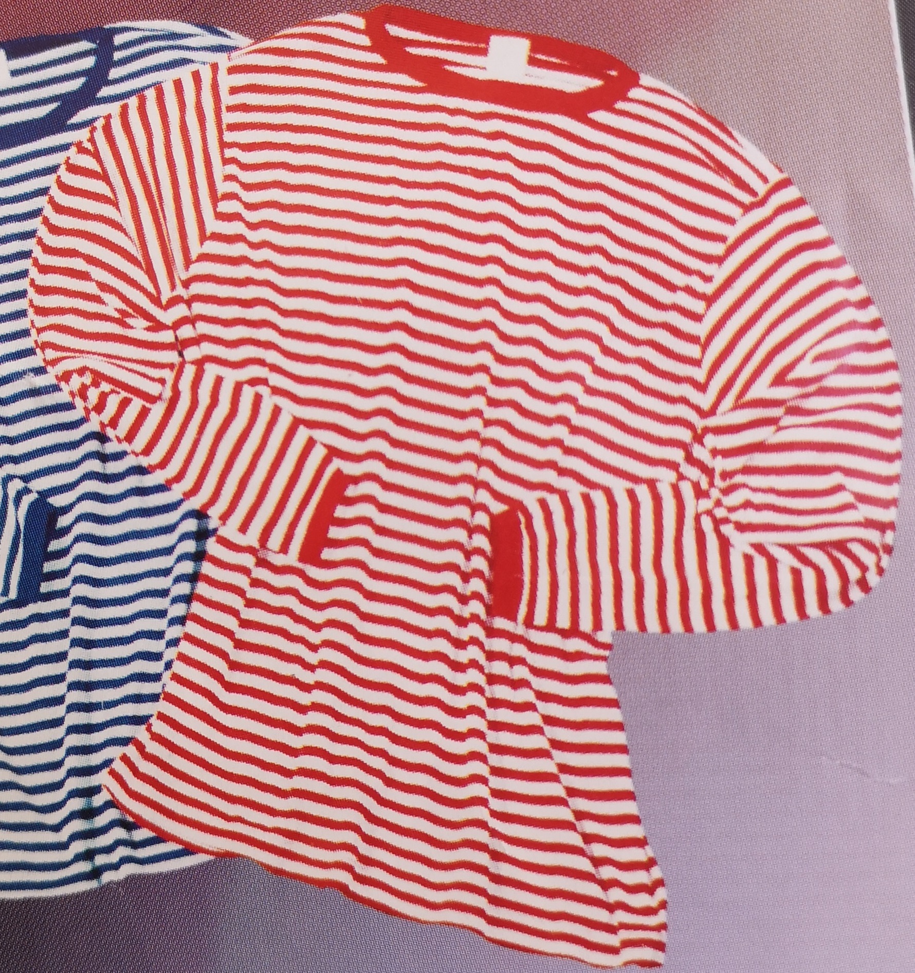 Ringelpulli LA rot-weiss XXL/9