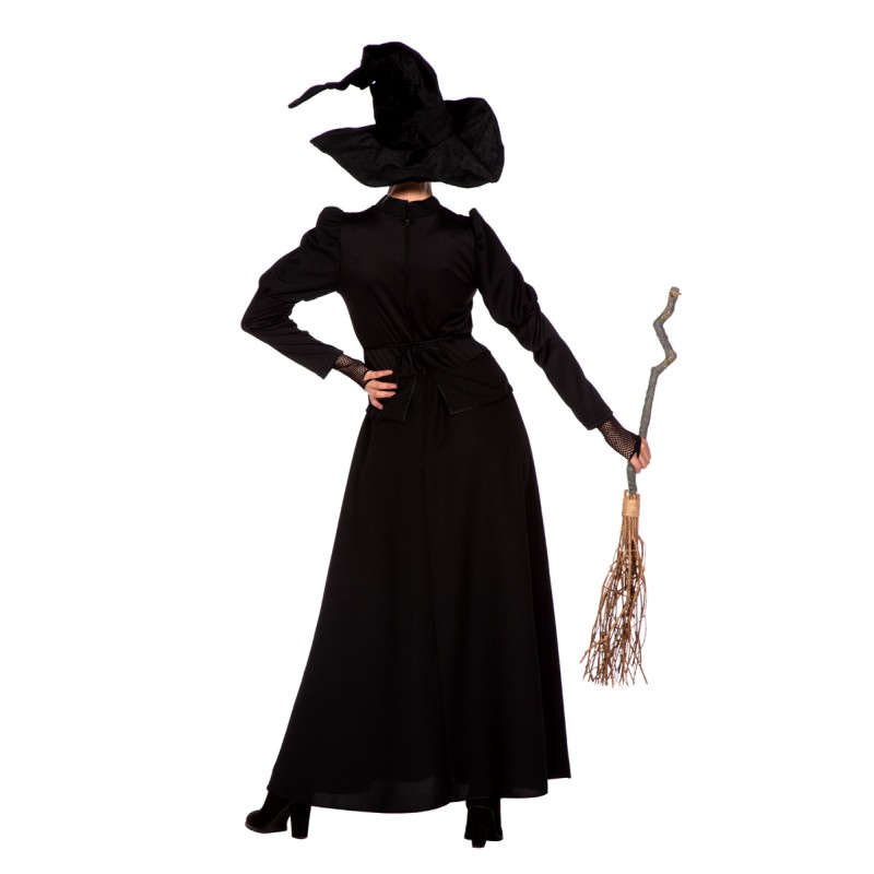 Schwarzes Hexen Kleid  lang  Gr. 42