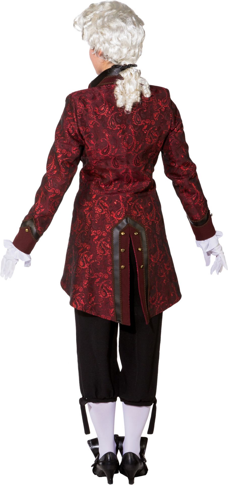 Jacquard Jacke de Luxe weinrot  Gr. 40