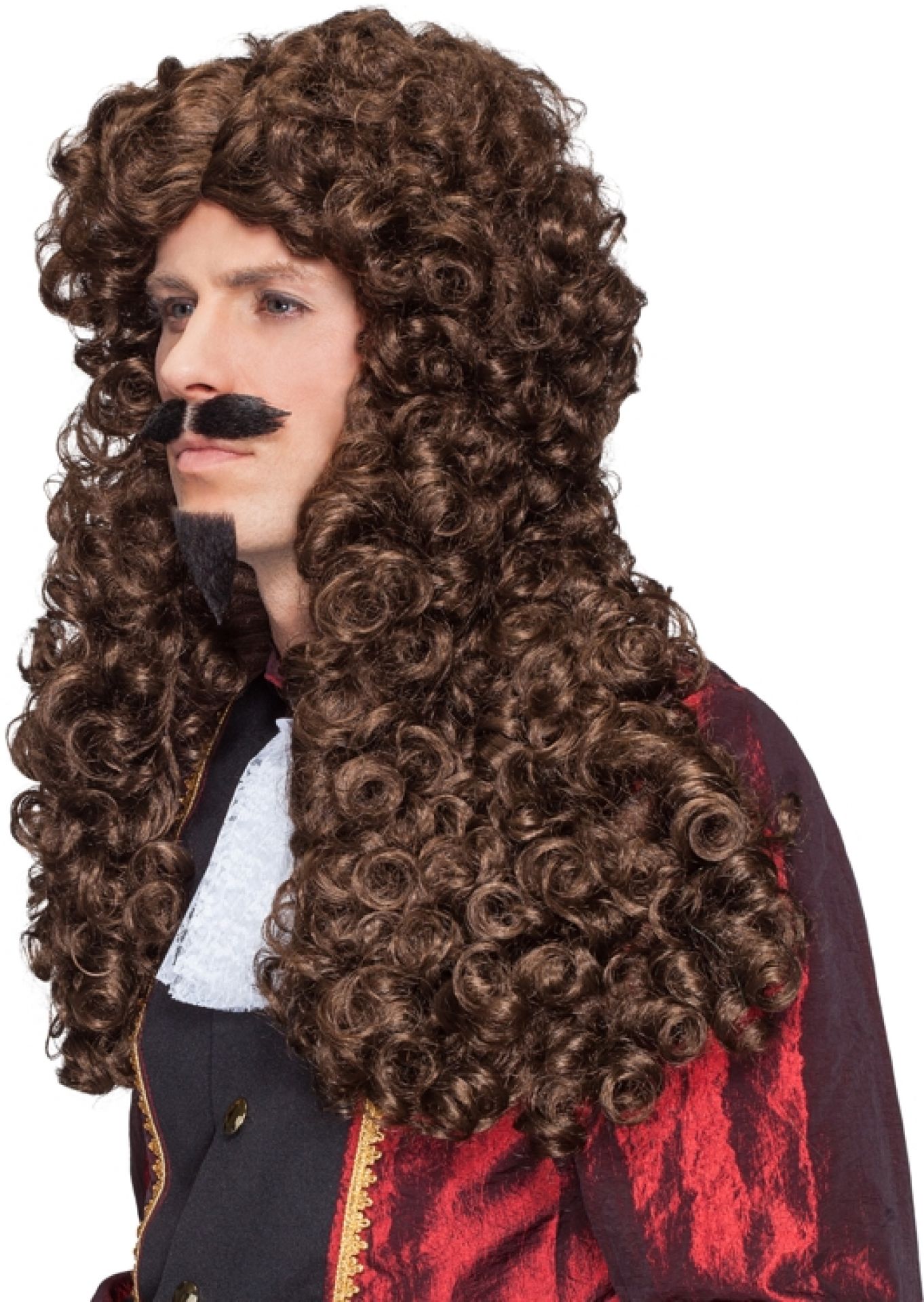 Marquise Perücke braun lang