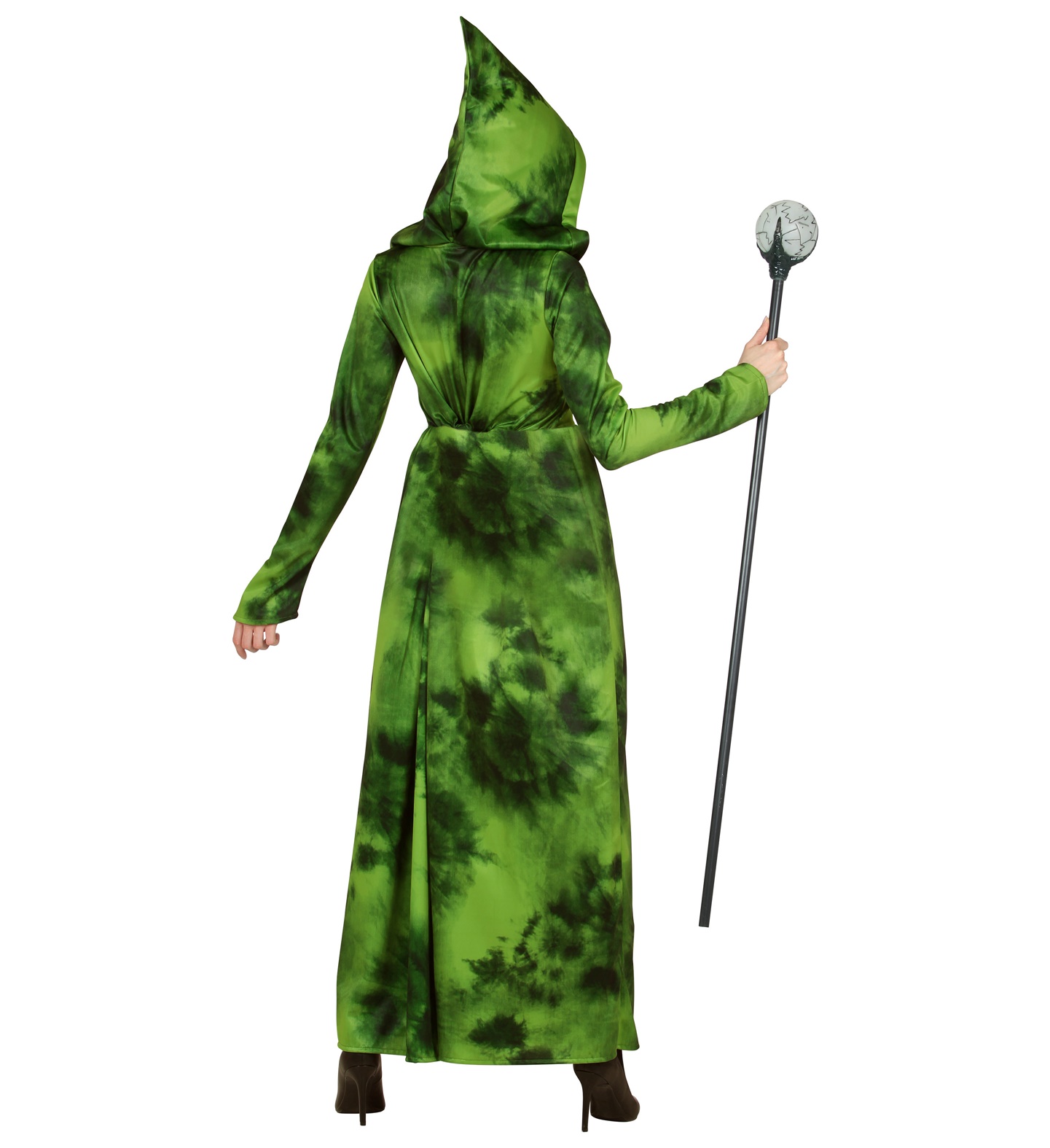 Waldhexe Kleid mit Kapuze LARGE