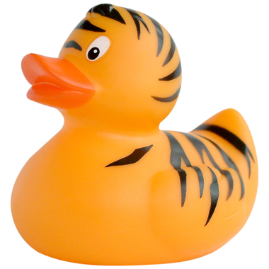 Tiger Badeente 8cm