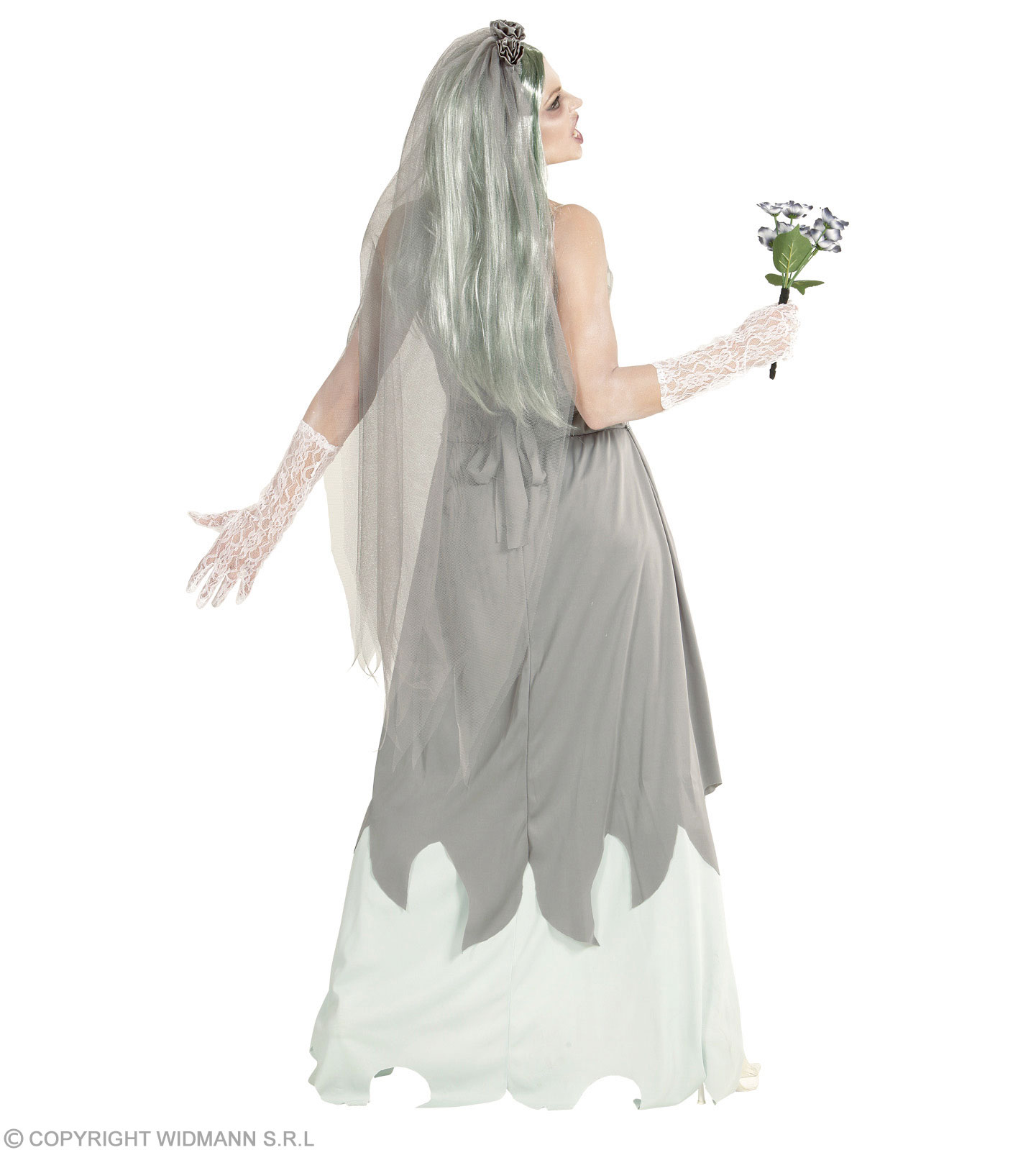 Zombie Braut  Kleid  SMALL mit Schleier