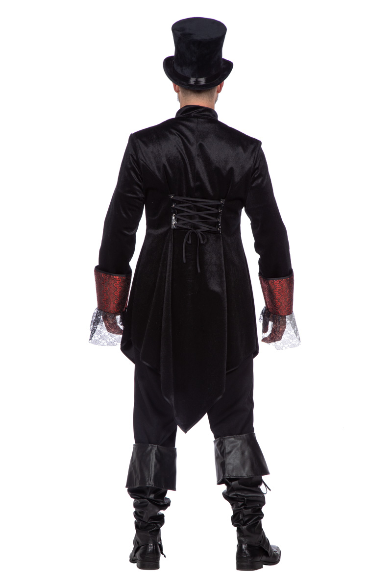 Gothic Jacke schwarz-rot  XL  Gr.56/58  deluxe