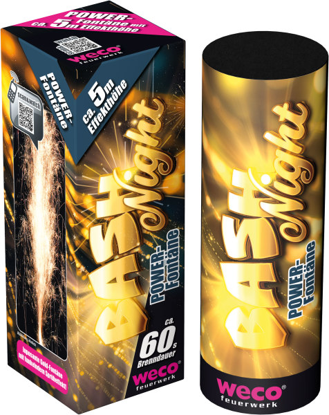 Bash Night  Fontäne  60sec. 5 Meter