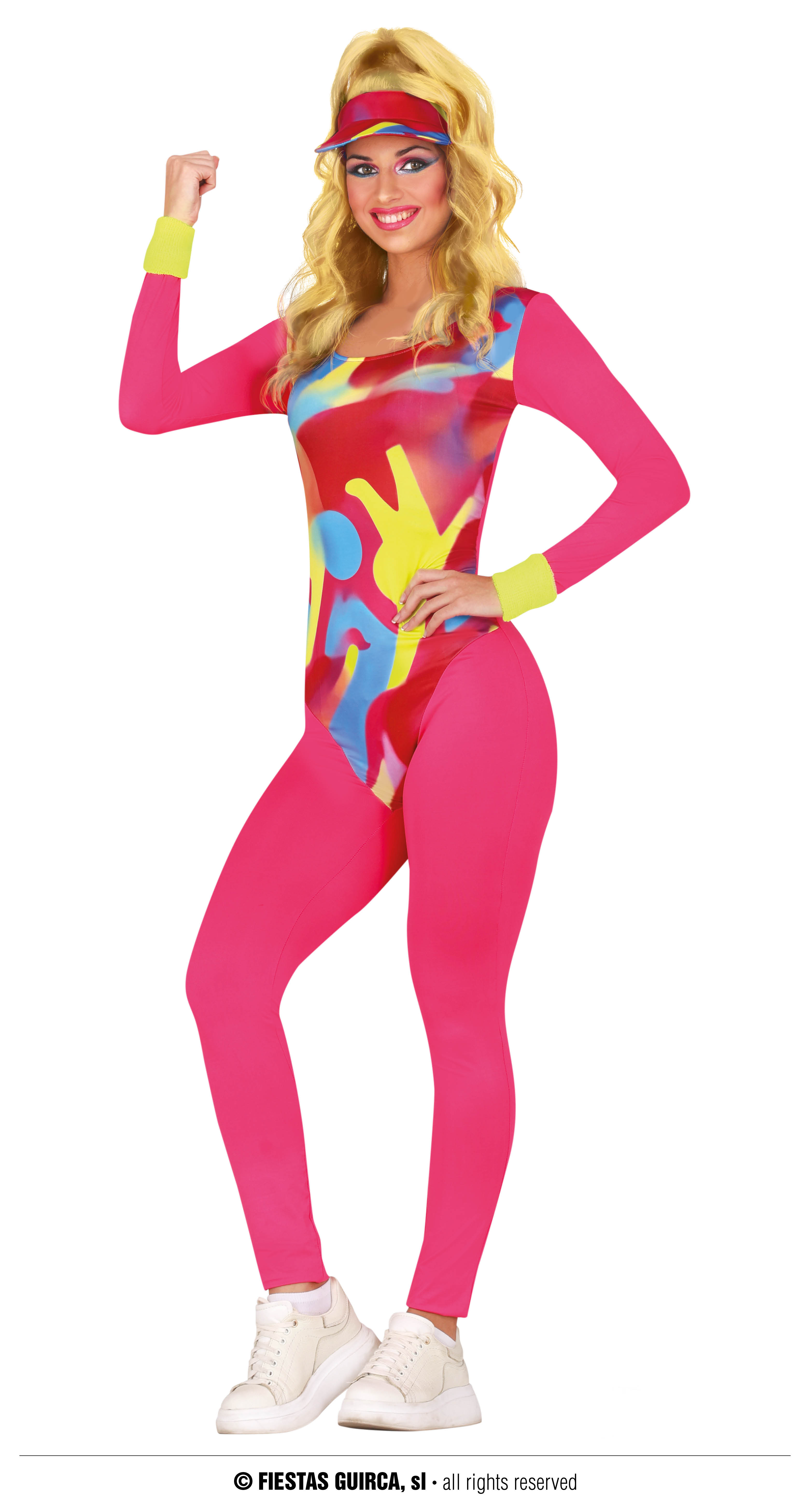 Aerobic 80er Jahre Damen Kostüm 36-38  (S)