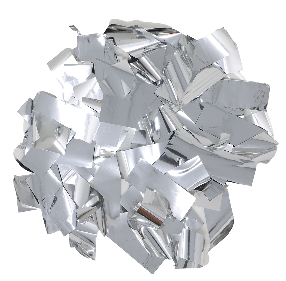 3er Packung  Konfetti Shooter silber  50cm