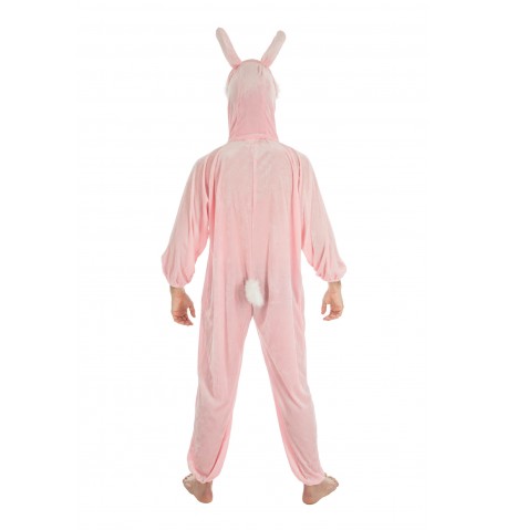 Rosa Hasen Overall  MEDIUM für Erwachsene (164cm)