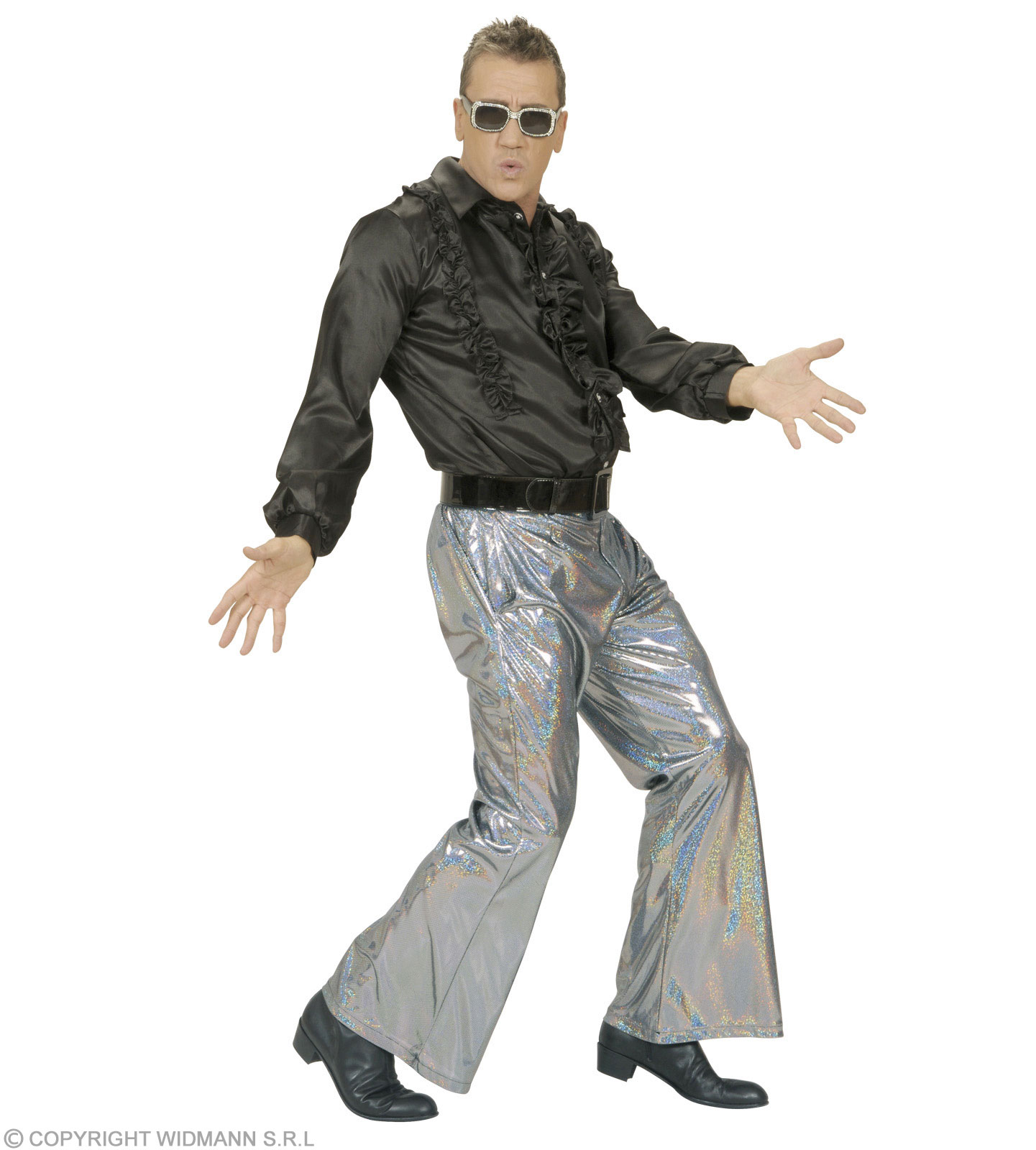 Schlaghose silber  M/L