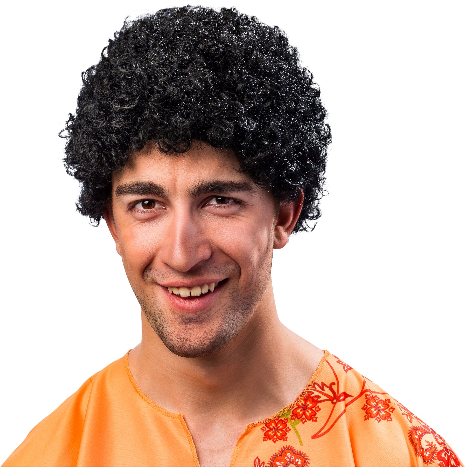 Perücke African Boy schwarz