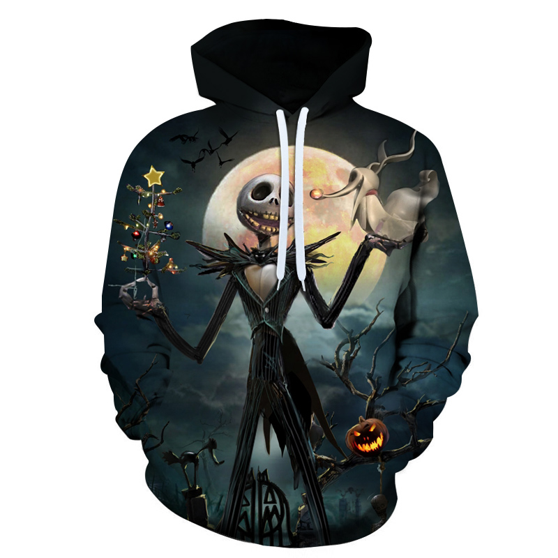 Halloween Hoodie SMALL 3D Druck Soopky  (M)
