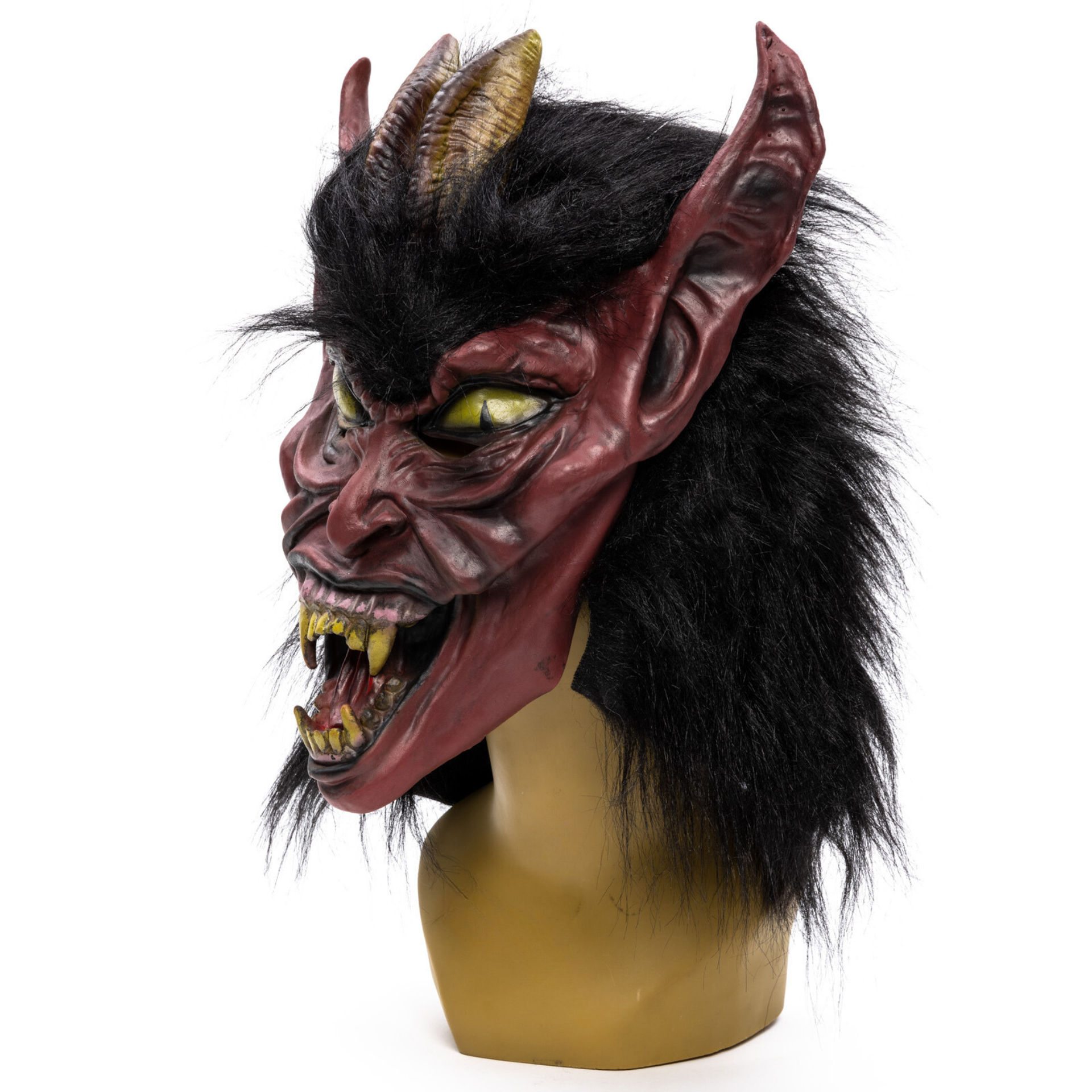 Krampus SET Overall MEDIUM mit Maske f.Erwachsene