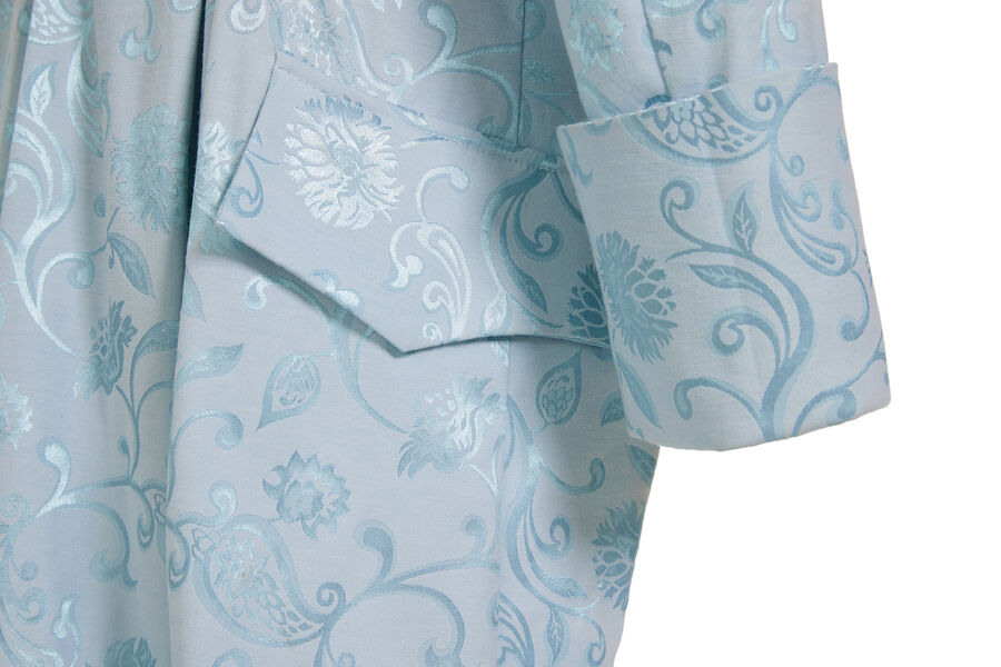 Historischer Mantel hellblau  M   Gr.48/50 deluxe