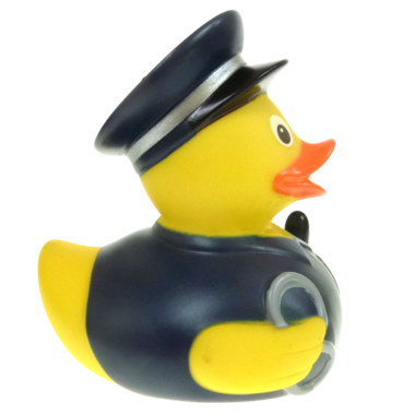 Badeente Polizist ca. 8cm