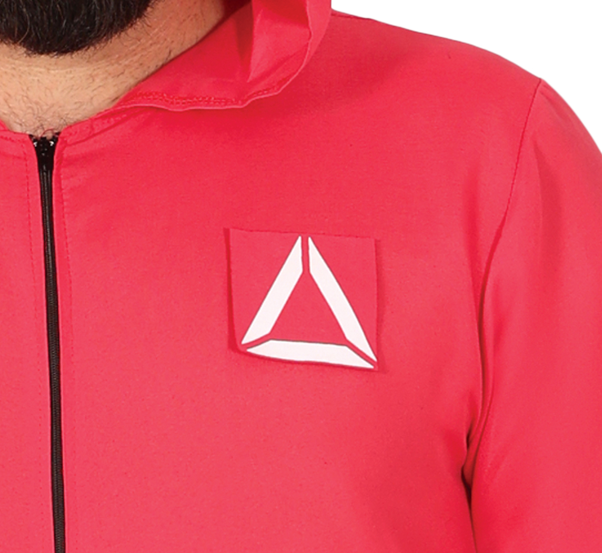 Gamer Overall mit Kapuze pink  46-48  S