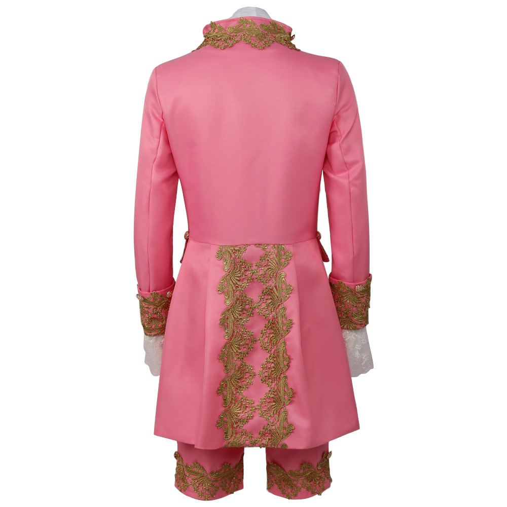 Historische Jacke,Weste,Hose X-LARGE pink  (XXL)