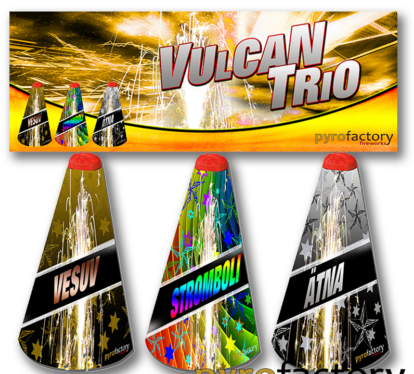 Vulkan Trio  3teilig