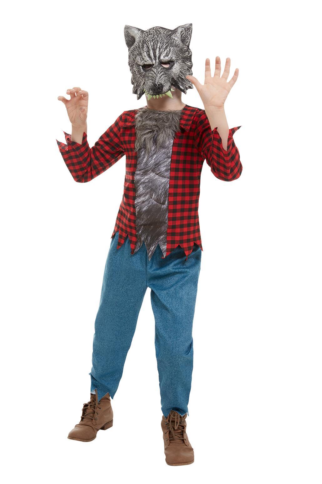 Werwolf Kostüm LARGE mit Maske