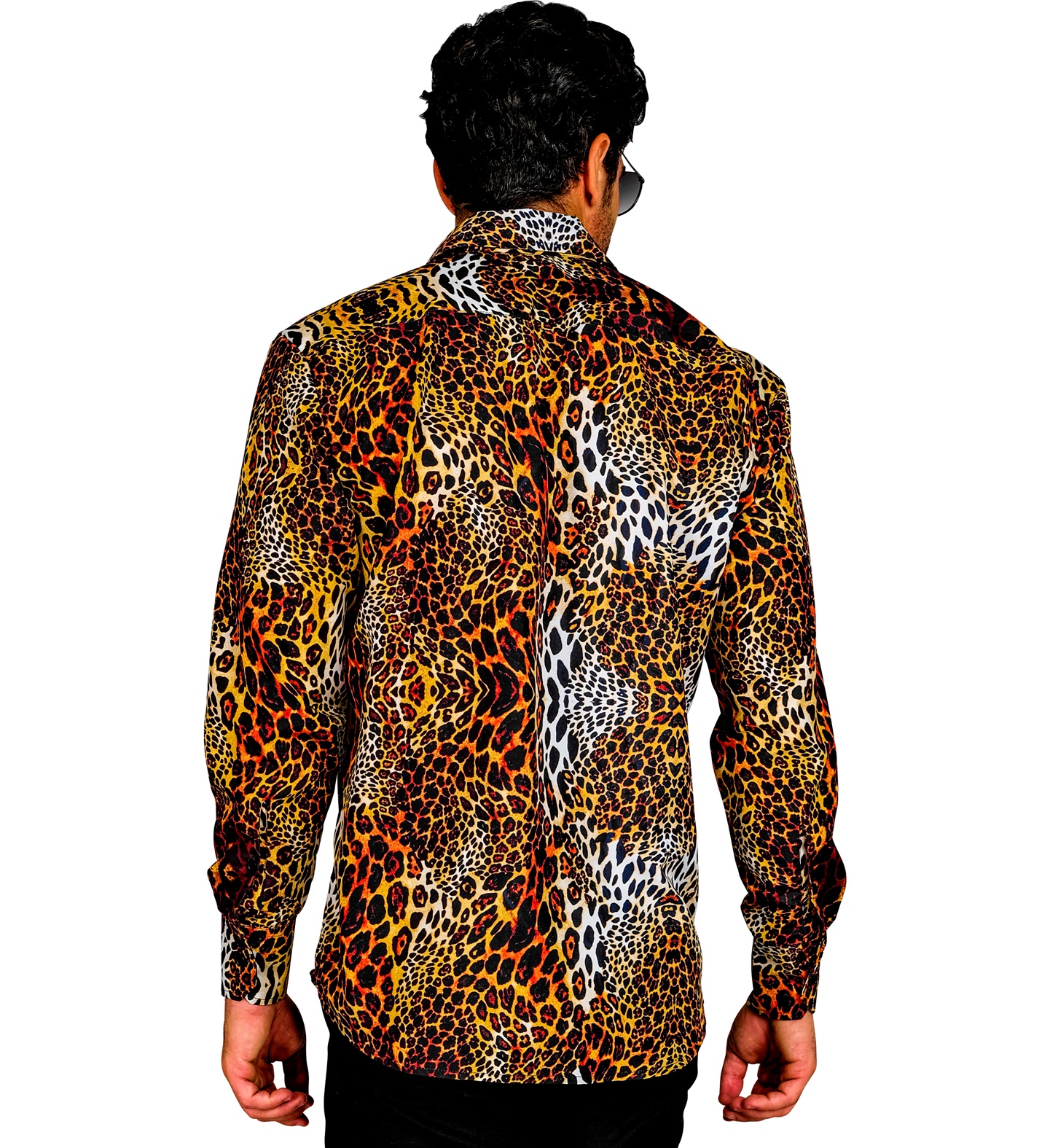 Leoparden Design Hemd  S/M