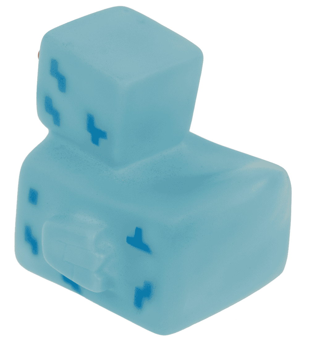 4er Set Mini PIXEL Quietschenten 6x5,5 cm sortiert Farben