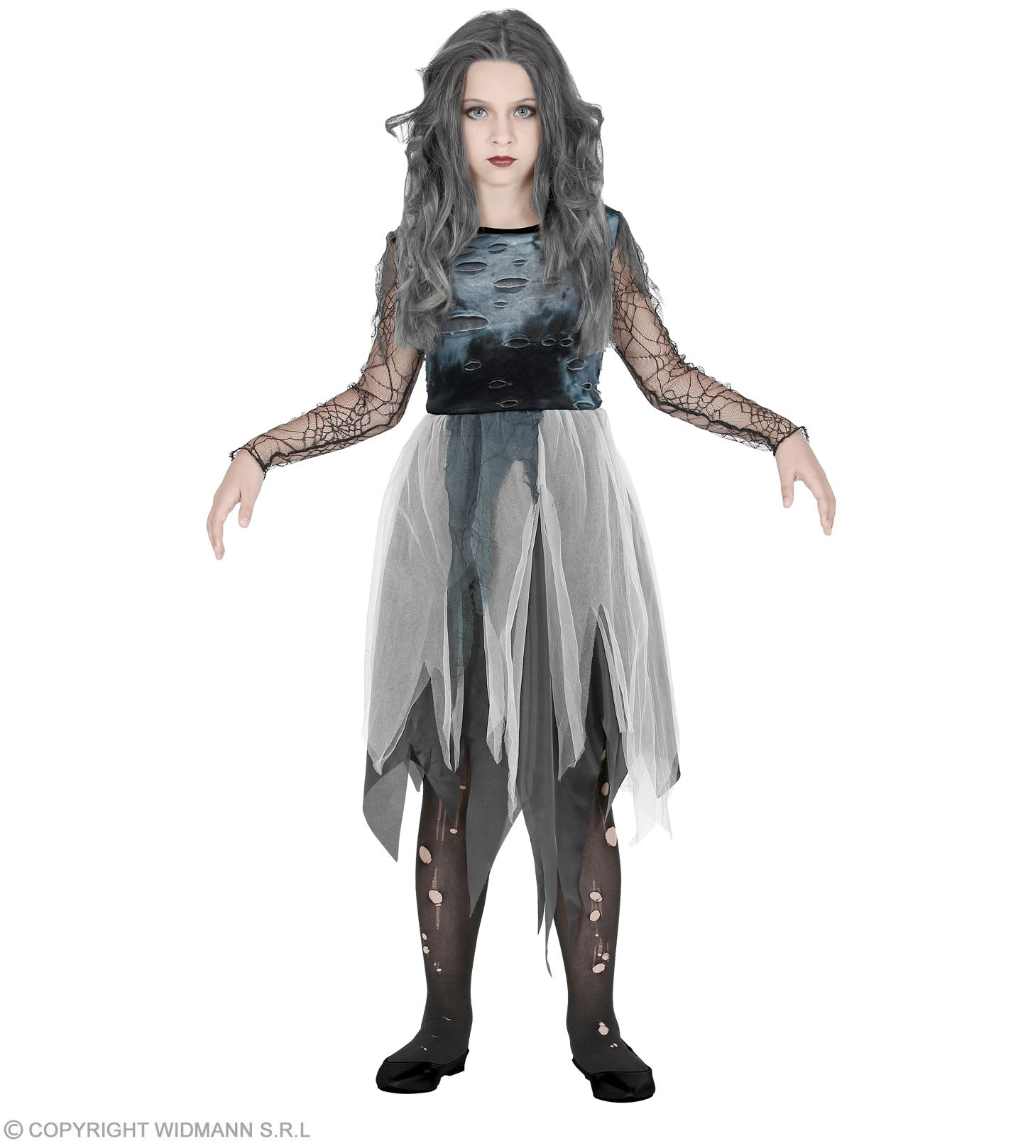 Ghostly Spirit Kleid Gr. 158 grau