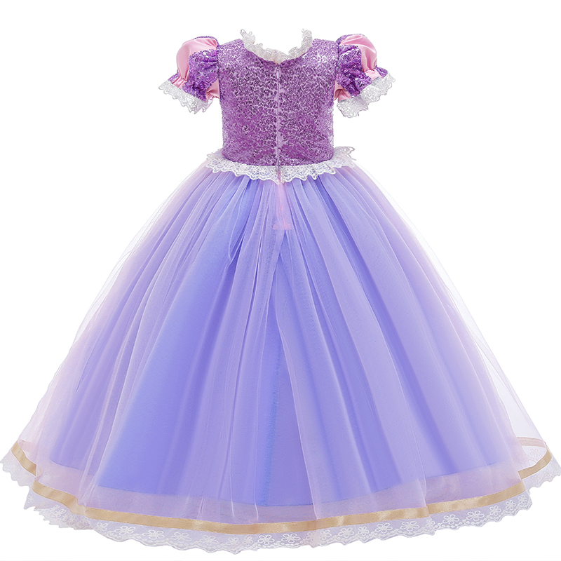 Rapunzel Kleid  Gr. 104 hell-lila