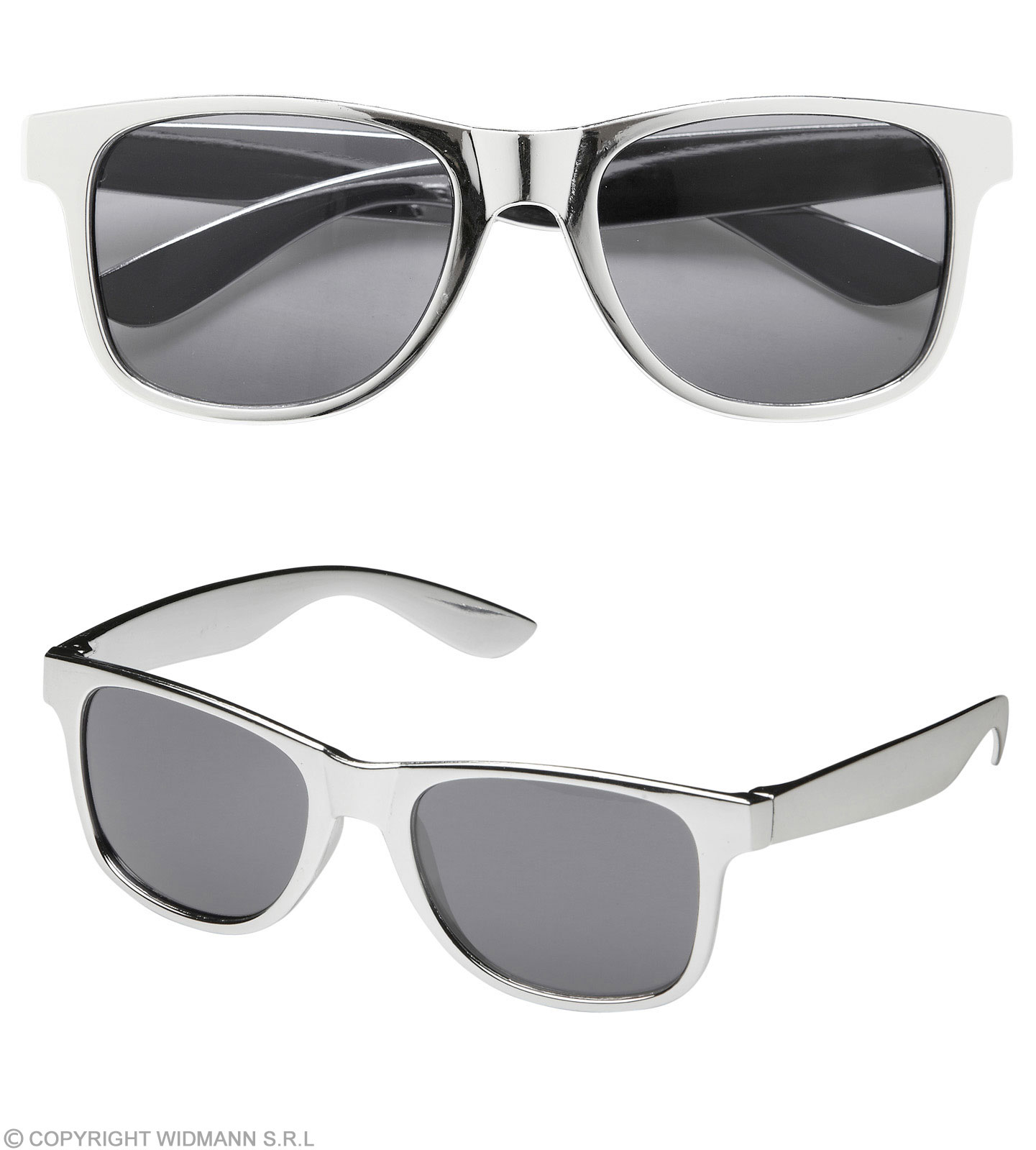 Brille silbermetallic